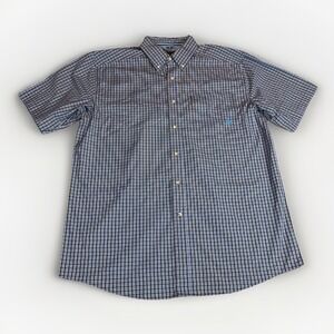 Ariat Pro Series Shirt Men Large Plaid Performance Button Western Workwear